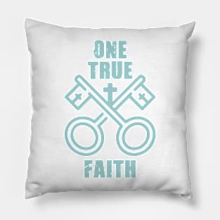 One True Faith - Keys to Heaven Pillow