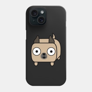 Pit Bull Loaf - Fawn Pitbull with Cropped Ears Phone Case