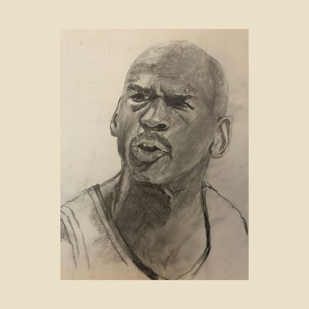 Drawing of NBA GOAT by JmacSketch