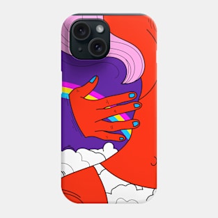 Stars and clouds Phone Case