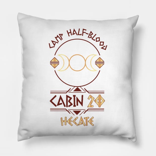 Cabin #20 in Camp Half Blood, Child of Hecate – Percy Jackson inspired design Pillow by NxtArt