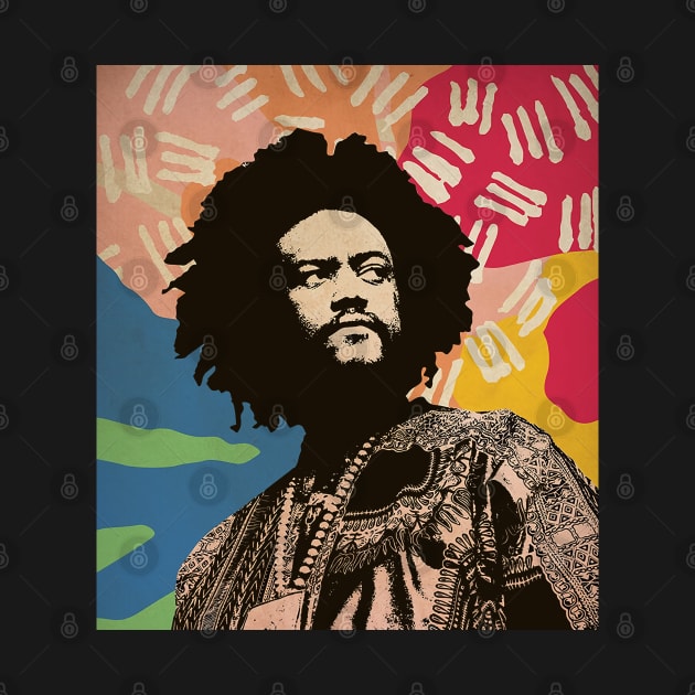 Vintage Poster - Kamasi Washington Style by Pickle Pickle