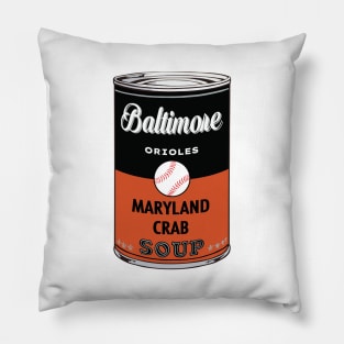 Baltimore Orioles Soup Can Pillow