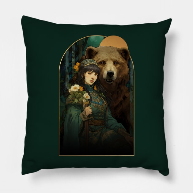 CIrcle of the Land DnD Druid. Baldurs gate 3. Pillow by MaxDeSanje 