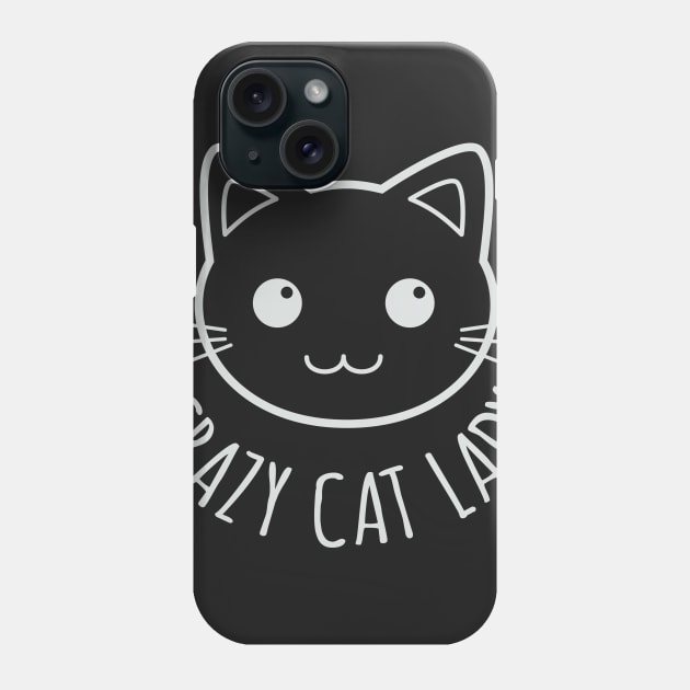 Crazy Cat Lady Phone Case by Kyandii