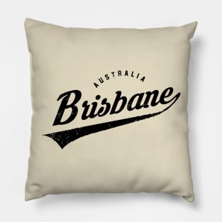 brisbane city vintage sport inspired Pillow