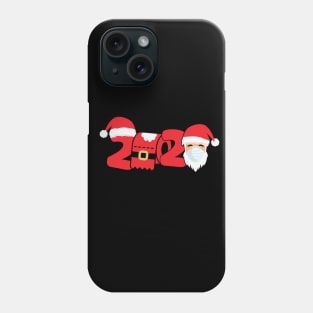 2020 Santa Mask Paper Phone Case