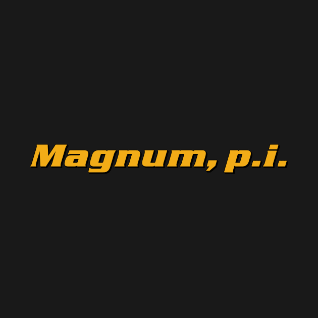 Magnum Title Emblem by GraphicGibbon