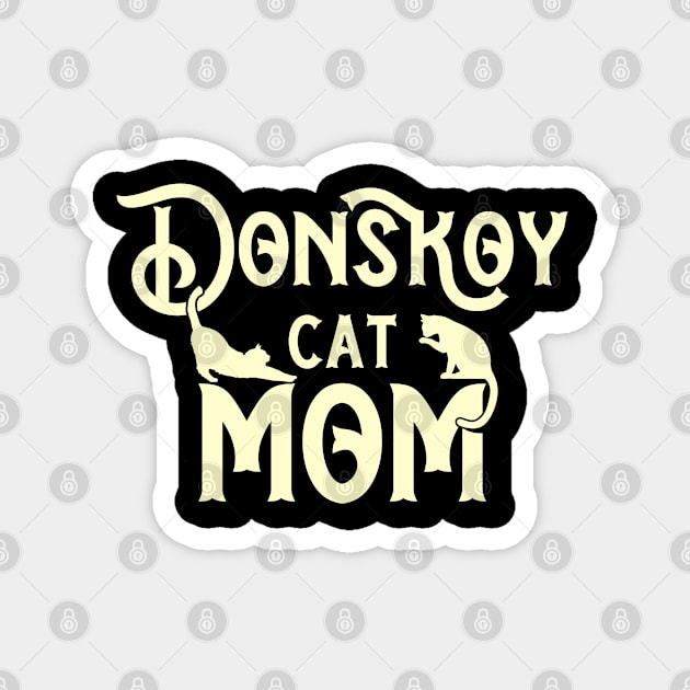 Donskoy cat mama breed. Perfect present for mother dad friend him or her Magnet by SerenityByAlex