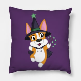 Simple Corgi Witch Pillow