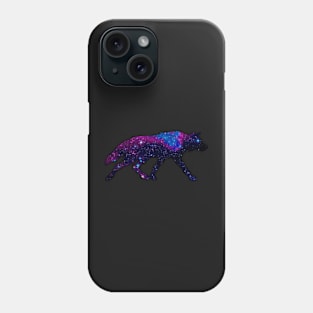 Galaxy Wolf Milky Way stars Phone Case