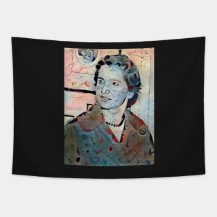 Rosalind Franklin Women in Science STEM Ancient Portrait Tapestry