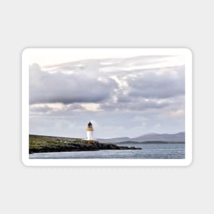 Lighthouse at Port Charlotte, Islay Magnet