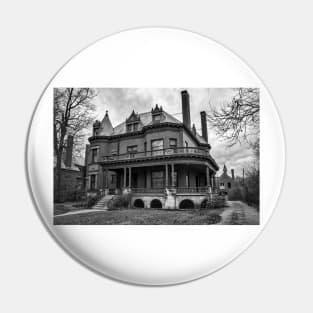 Heritage Hill Mansion In Black And White Pin