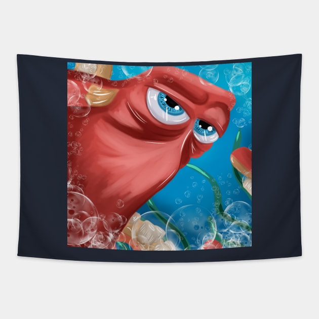 Finding Dory Hank Tapestry by OCDVampire