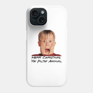 Home Alone Merry Christmas You Filthy Animal RED EDITION Phone Case