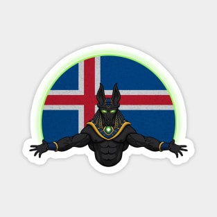 Anubis Iceland Magnet