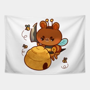 Honeybee Costume Murder Bear Tapestry