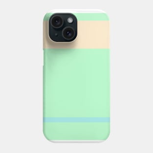 A mild jumble of Light Pink, Robin'S Egg Blue, Magic Mint and Pale Peach stripes. Phone Case