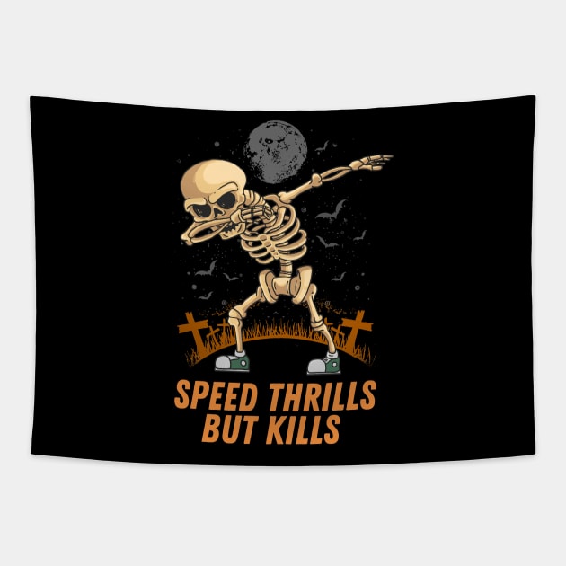 Speed Thrills But Kills Tapestry by Vroomium