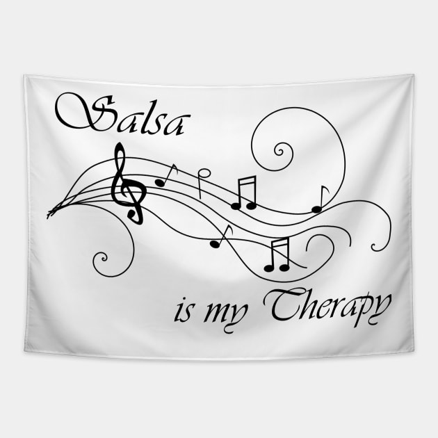 Salsa is my therapy Tapestry by ChezALi