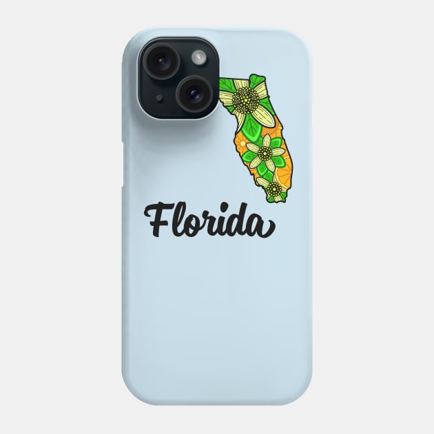 Florida State Flower Orange Blossoms Phone Case by Pangea5