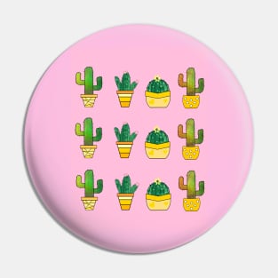 Desert Cactus Pink Pin