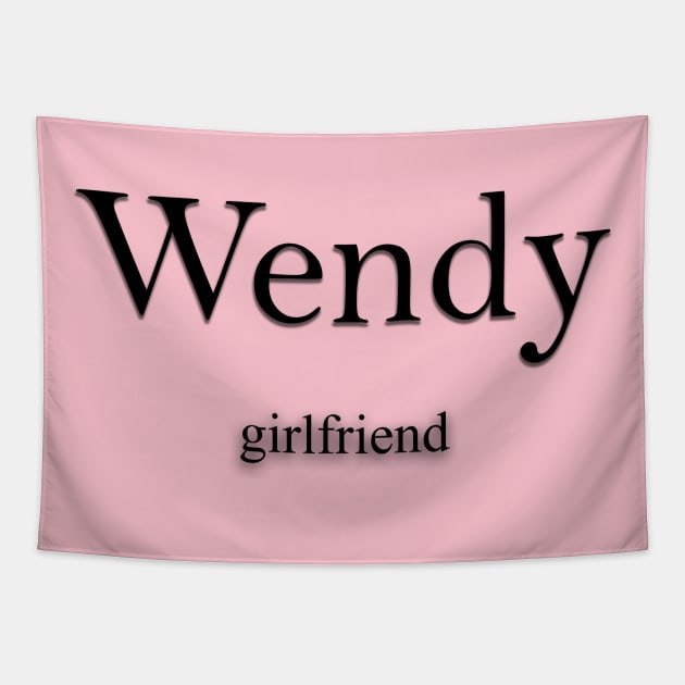 Wendy Name meaning Tapestry by Demonic cute cat