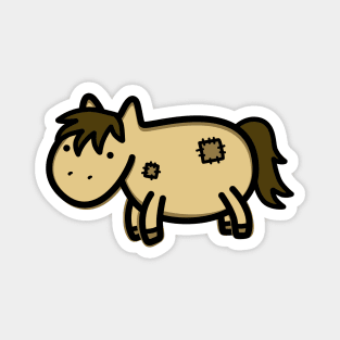 Cute Stuffed Horse Magnet