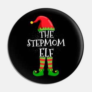 stepmom Elf Family Matching Christmas Group Funny Gift Pin