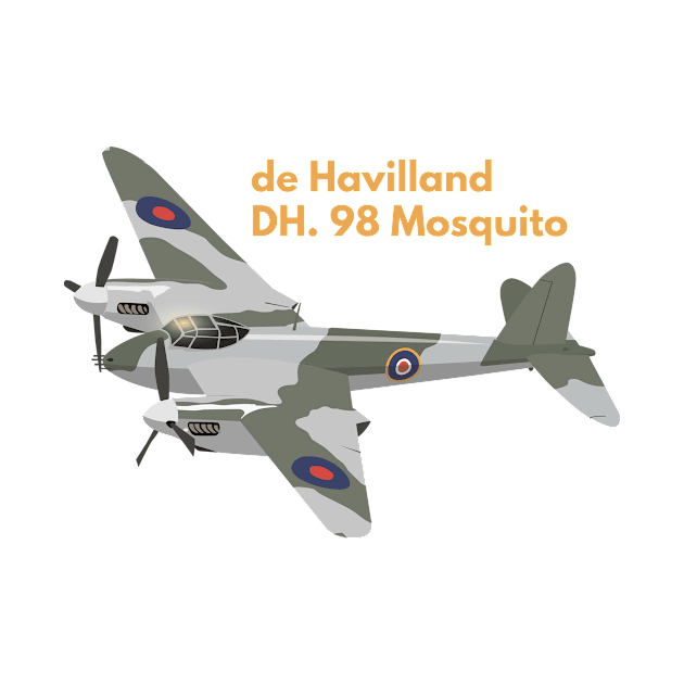 de Havilland DH.98 Mosquito British WW2 Airplane by NorseTech