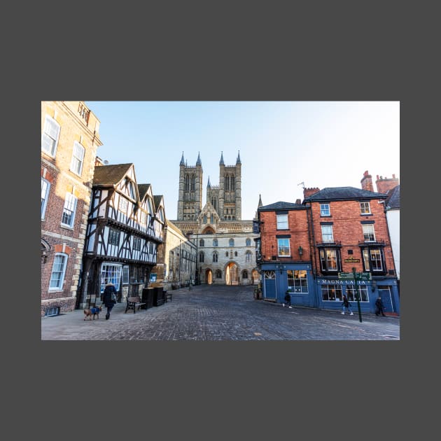 Lincoln Cathedral And Magna Carta From Castle Square by tommysphotos