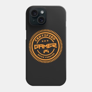 Certified Gamer Achievement Badge LOGO Phone Case