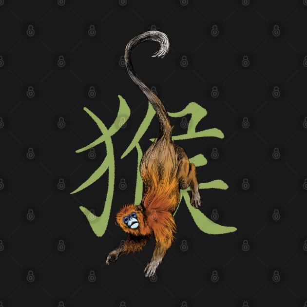 Chinese Zodiac: The Monkey by AniaArtNL