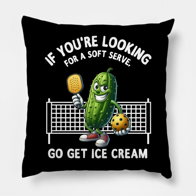 Funny Pickleball,Racquetball Players Paddleball Sports Lover Pillow by Emouran