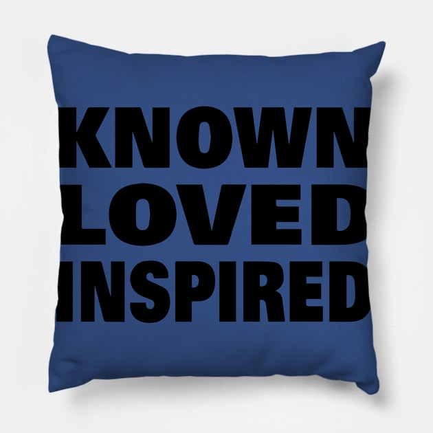 Known Loved Inspired Logo Pillow by City Neighbors Hamilton Gear