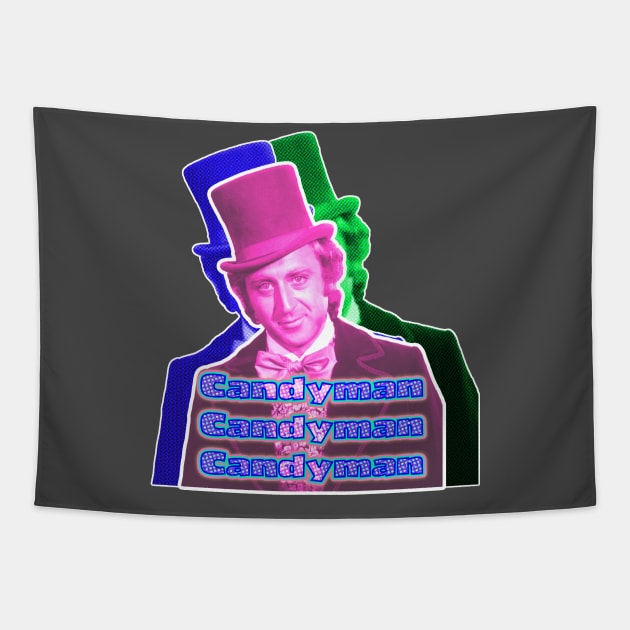 Candyman Wonkaman Candyman Tapestry by acurwin