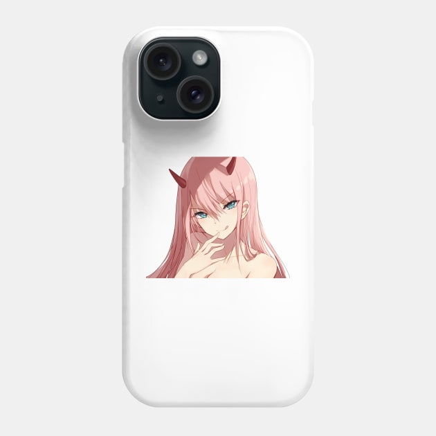 Darling in the FRANXX zerotwo Phone Case by hentaifanatic