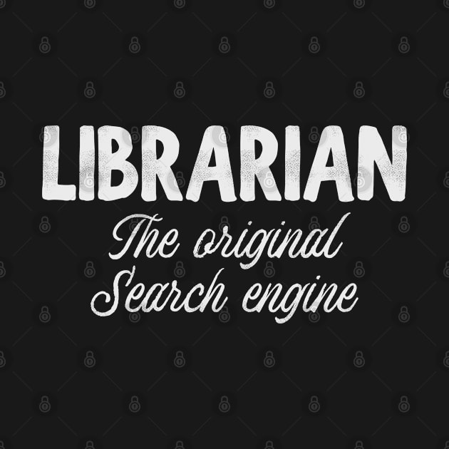 Librarian The Orginal Search Engine - WHITE by HamzaNabil