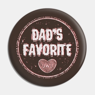 Dad's favorite (while) Pin