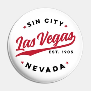 Sin City Las Vegas Nevada Pin