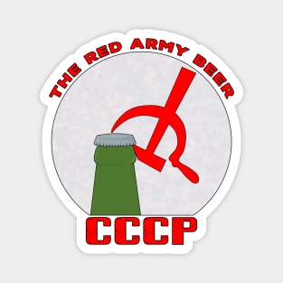 The Red Army Beer Magnet