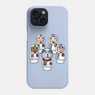 Little Astronauts and Space Dog Phone Case