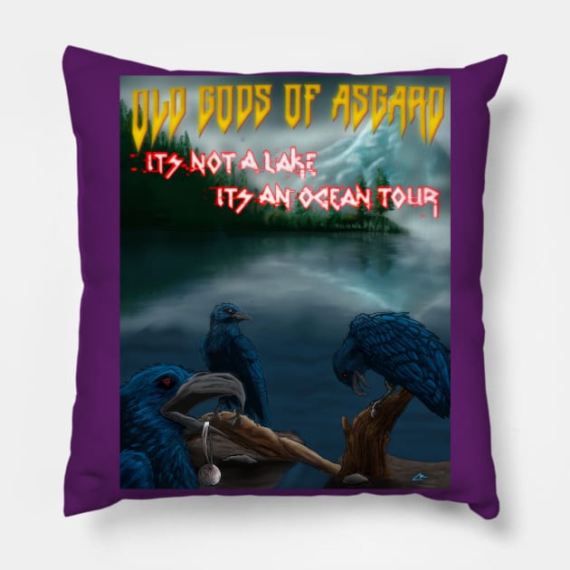 It’s Not A Lake, It’s An Ocean Tour Pillow by JebMiao