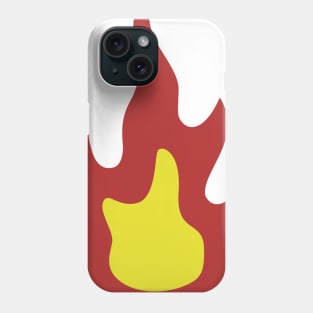 Camp Fire Flames v2 Phone Case
