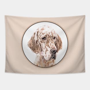 English Setter (Orange Belton) Tapestry