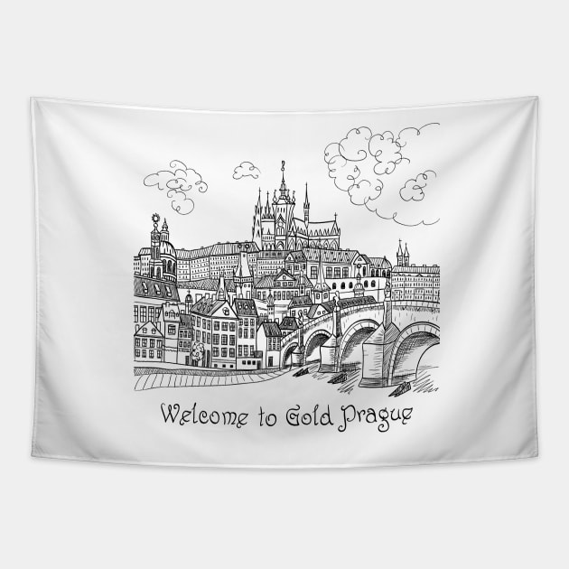 Prague Castle Tapestry by kavalenkava