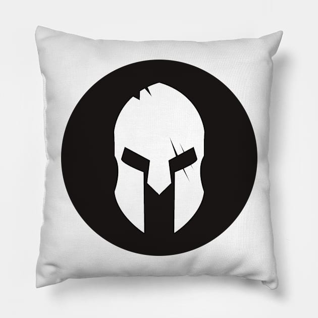 sparta mask Pillow by DAVINCIOO