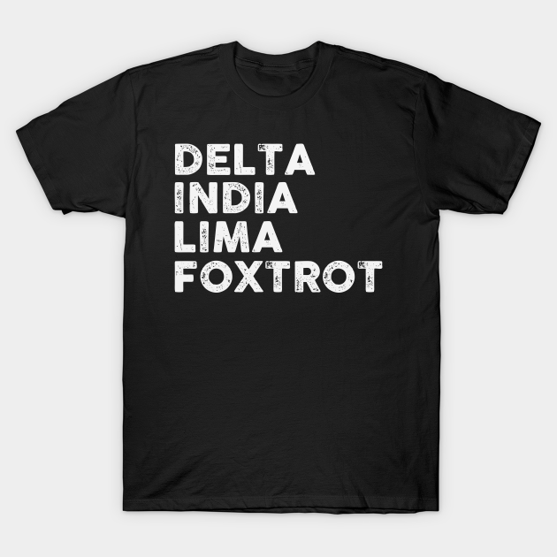 delta lima india foxtrot shirt