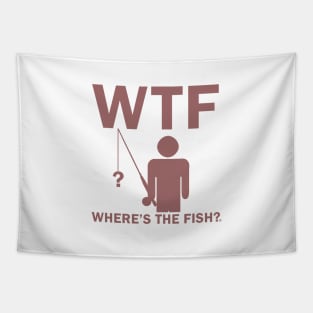 wtf where the fish Tapestry